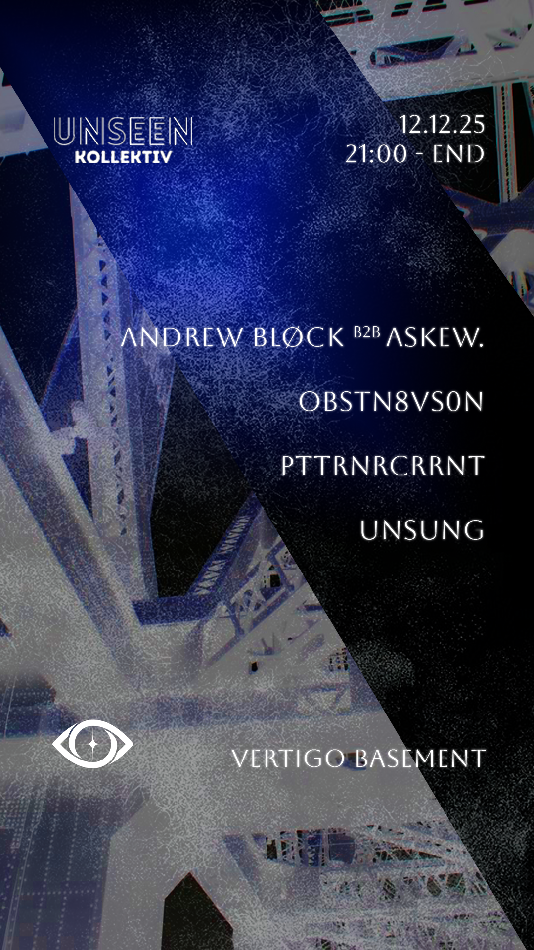 UNSEEN Kollektiv - VERTIGO BASEMENT 12.12.25